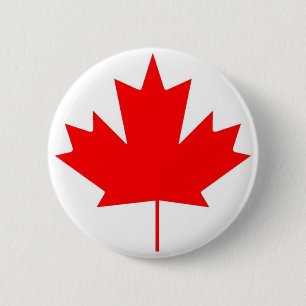 Kanada Flagge, Happy Canada Day Button