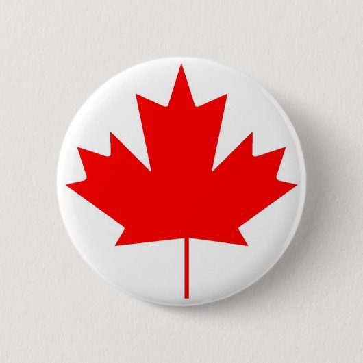 Kanada Flagge, Happy Canada Day Button (Vorderseite)
