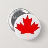 Kanada Flagge, Happy Canada Day Button (Vorne & Hinten)