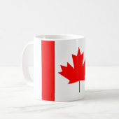Kanada Flagge, Happy Canada Day Kaffeetasse (Vorderseite Links)