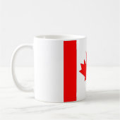 Kanada Flagge, Happy Canada Day Kaffeetasse (Links)
