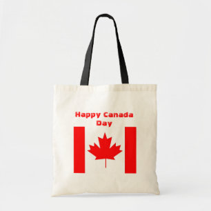 Kanada Flagge, Happy Canada Day Tragetasche