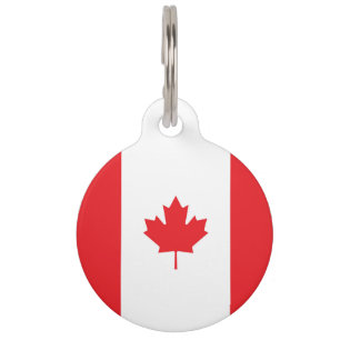 Kanada-Flagge Haustiermarke
