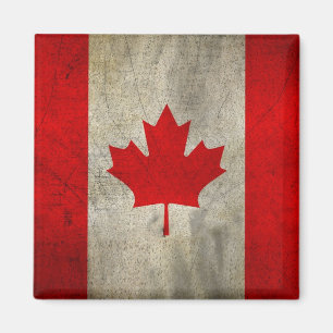 Kanada-Flagge im Schmutz Magnet