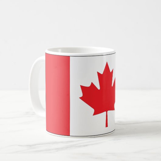 Kanada-Flagge Kaffeetasse (Vorderseite Links)