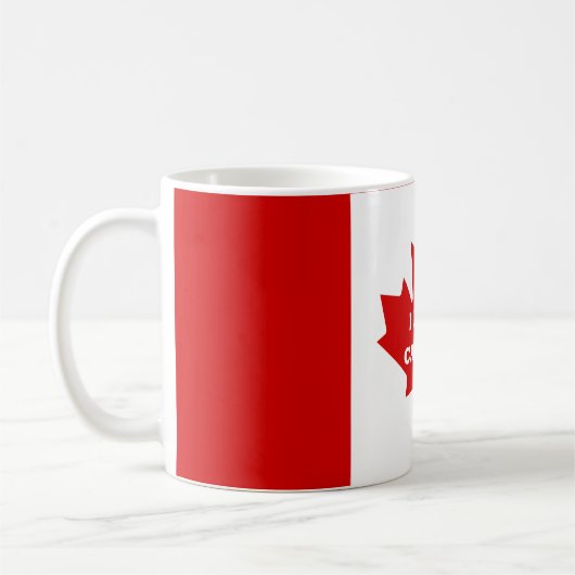 Kanada-Flagge Kaffeetasse (Links)