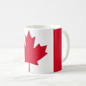 Kanada-Flagge Kaffeetasse (VorderseiteRechts)