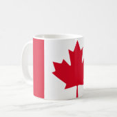 Kanada-Flagge Kaffeetasse (Vorderseite Links)