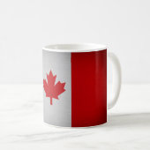 Kanada-Flagge Kaffeetasse (VorderseiteRechts)