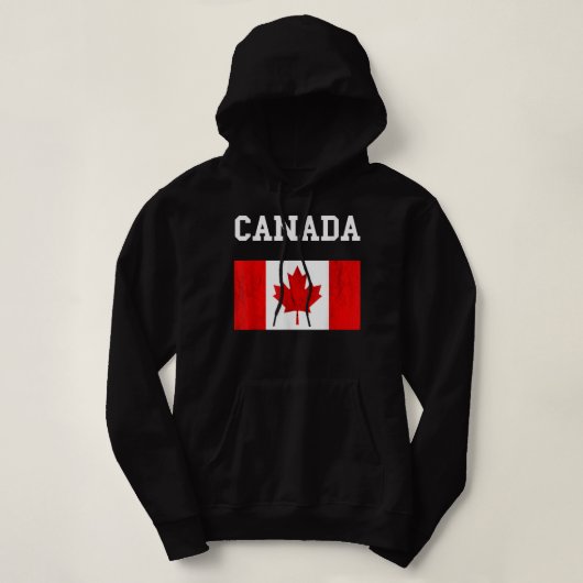 Kanada Flagge Kanadische Flagge Kanadische Roots-M Hoodie (Design vorne)