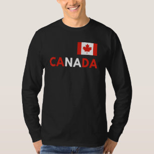 Kanada-Flagge Kanadische Flagge Stolz Land Glück C T-Shirt