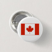 Kanada-Flagge Kanadische Flagge Word-Flagge Button (Vorne & Hinten)