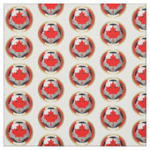 Kanada Flagge Kanadischer Fußballball Stoff (Muster)