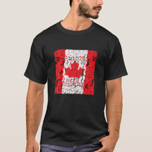 Kanada Flagge Kanadischer Tag Ahornblättrige kanad T-Shirt