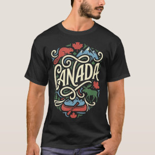 Kanada-Flagge kanadisches Ahornblatt Outdoor & T-Shirt