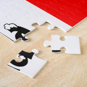 Kanada Flagge Kanadisches Colors Red White Maple L Puzzle (Seite)