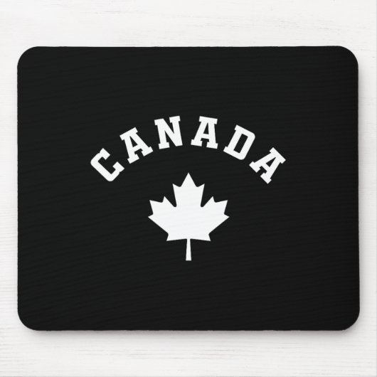 Kanada Flagge Kanadisches Urlaubsfischen Wanderski Mousepad (Vorne)