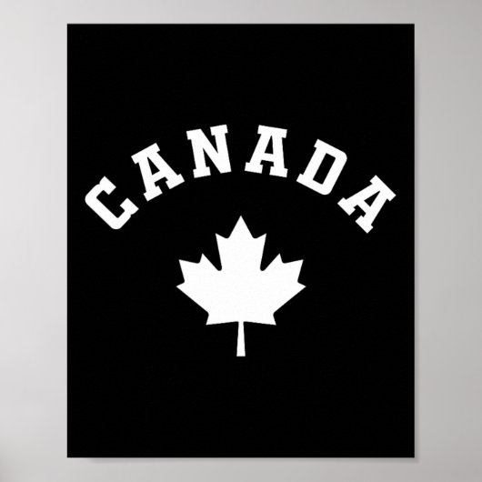 Kanada Flagge Kanadisches Urlaubsfischen Wanderski Poster (Vorne)