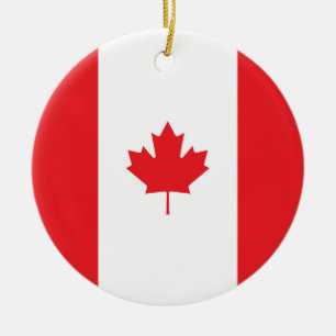 Kanada-Flagge Keramik Ornament