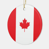 Kanada-Flagge Keramik Ornament (Links)