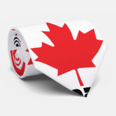 Kanada-Flagge Krawatte (Gerollt)