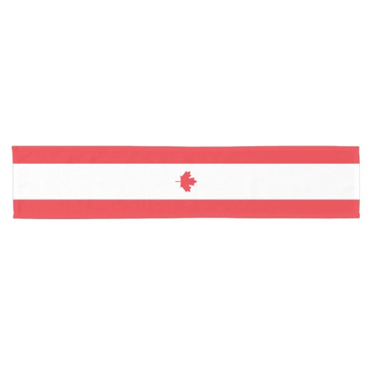 Kanada-Flagge Kurzer Tischläufer (Horizontal)