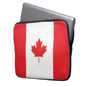 Kanada-Flagge Laptopschutzhülle (Vorderseite Links)