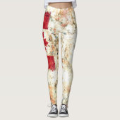 Kanada-Flagge Leggings (Vorderseite)