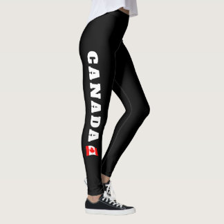 Kanada-Flagge Leggings - Ahornblatt Damen Strumpfh