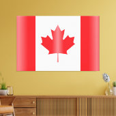 Kanada-Flagge Leinwanddruck (Insitu (Wohnzimmer))