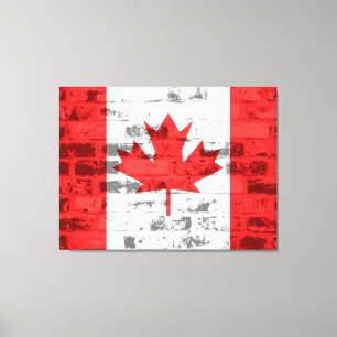Kanada-Flagge Leinwanddruck