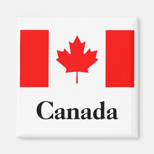 Kanada-Flagge Magnet (Vorne)