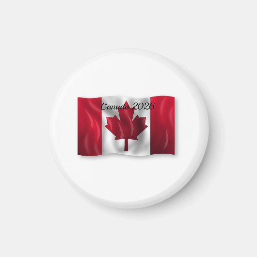 Kanada-Flagge Magnet (Vorne)