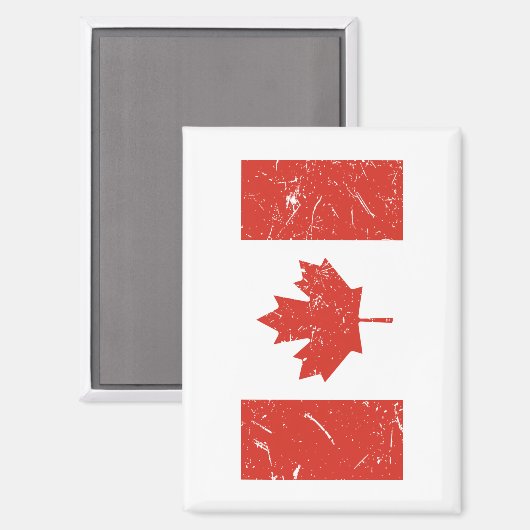 Kanada-Flagge Magnet (Vorderseite/Rückseite)
