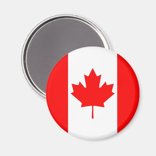 Kanada-Flagge Magnet (Vorderseite/Rückseite)