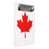 Kanada-Flagge Mini Klemmbrett (Schrägansicht)