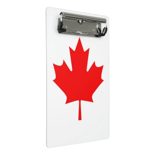 Kanada-Flagge Mini Klemmbrett (Schrägansicht)