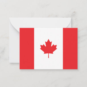 Kanada-Flagge Mitteilungskarte