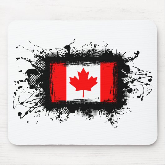 Kanada-Flagge Mousepad (Vorne)