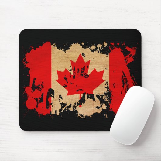 Kanada-Flagge Mousepad (Mit Mouse)
