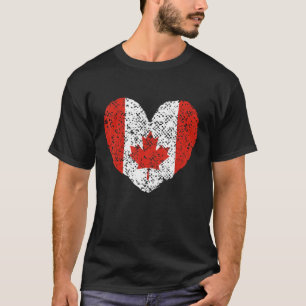 Kanada - Flagge Niedliches kanadisches Ahornblätte T-Shirt