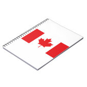 Kanada-Flagge Notizblock (Linke Seite)