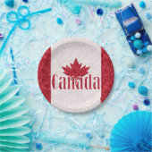Kanada, Flagge Pappteller (Party)