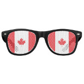 Kanada-Flagge Partybrille (Vorderseite)