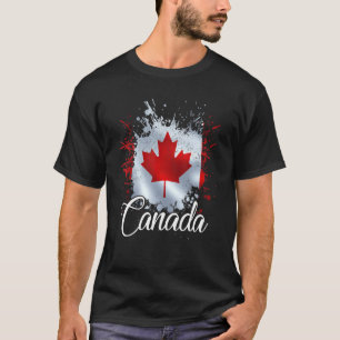 Kanada Flagge Patriotischer Stolz Land Kanadischer T-Shirt