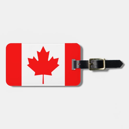 Kanada flagge Personalisiert Travel-Tag, Gepäckmar Gepäckanhänger (Vorderseite horizontal)