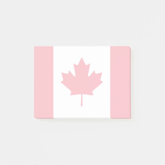 Kanada Flagge Post It Klebezettel Zazzle De