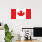Kanada-Flagge Poster (Heimbüro)