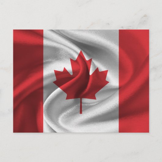 Kanada-Flagge Postkarte (Vorderseite)