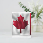 Kanada-Flagge Postkarte (Stehend Vorderseite)